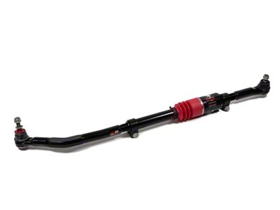 Steer Smarts YETI XD Drag Link with Griffin XD Attenuator; Bottom Mount; Red Bellow (18-25 Jeep Wrangler JL)