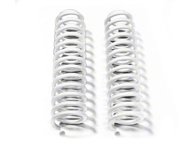 Steinjager 2.50-Inch Front Lift Springs; Cloud White (07-18 Jeep Wrangler JK)