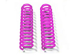 Steinjager 2.50-Inch Front Lift Springs; Hot Pink (07-18 Jeep Wrangler JK)