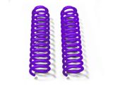 Steinjager 2.50-Inch Front Lift Springs; Sinbad Purple (07-18 Jeep Wrangler JK)