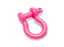 Steinjager 3/4-Inch D-Ring Shackle; Hot Pink 