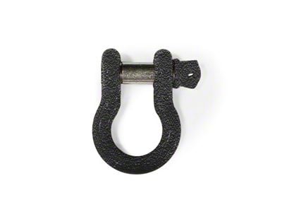 Steinjager 3/4-Inch D-Ring Shackle; Texturized Black