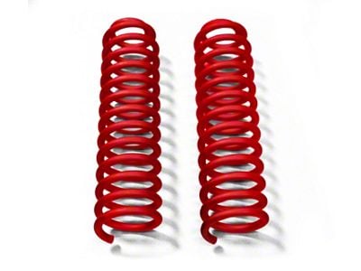 Steinjager 4-Inch Front Lift Springs; Red Baron (07-18 Jeep Wrangler JK)