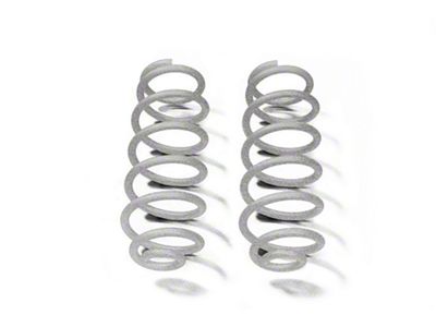 Steinjager 4-Inch Rear Lift Springs; Gray Hammertone (07-18 Jeep Wrangler JK)