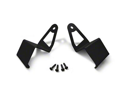 Steinjager 50-Inch LED Light Bar Roof Mounting Brackets; Bare Metal (97-06 Jeep Wrangler TJ)