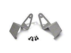 Steinjager 50-Inch LED Light Bar Windshield Frame Mounting Brackets; Gray Hammertone (97-06 Jeep Wrangler TJ)