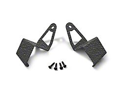 Steinjager 50-Inch LED Light Bar Windshield Frame Mounting Brackets; Texturized Black (97-06 Jeep Wrangler TJ)