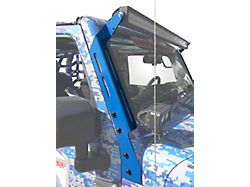 Steinjager A-Pillar LED Light Mount Brackets; Playboy Blue (07-18 Jeep Wrangler JK)