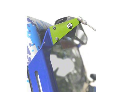 Steinjager A-Pillar Limb Riser Adaptor Brackets; Gecko Green (07-18 Jeep Wrangler JK)