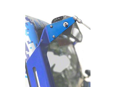 Steinjager A-Pillar Limb Riser Adaptor Brackets; Playboy Blue (07-18 Jeep Wrangler JK)