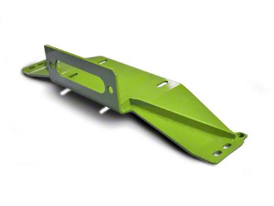 Steinjager Bolt-On Winch Plate; Gecko Green (97-06 Jeep Wrangler TJ)