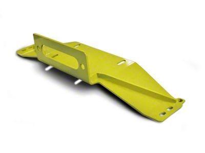 Steinjager Bolt-On Winch Plate; Lemon Peel (97-06 Jeep Wrangler TJ)