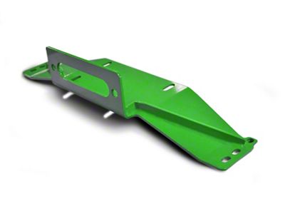 Steinjager Bolt-On Winch Plate; Neon Green (97-06 Jeep Wrangler TJ)