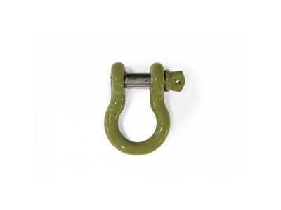 Steinjager 3/4-Inch D-Ring Shackle; Locas Green