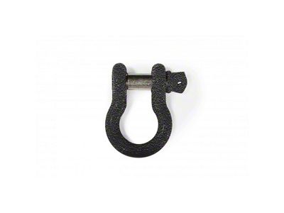 Steinjager 3/4-Inch D-Ring Shackle; Texturized Black