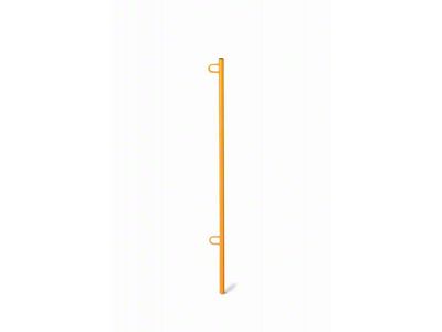 Steinjager 3.80-Foot Flag Pole Kit; Fluorescent Orange (Universal; Some Adaptation May Be Required)
