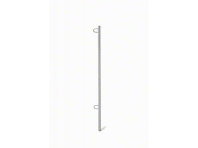Steinjager 3.80-Foot Flag Pole Kit; Gray Hammertone (Universal; Some Adaptation May Be Required)