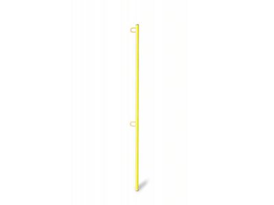 Steinjager 5-Foot Flag Pole Kit; Lemon Peel (Universal; Some Adaptation May Be Required)