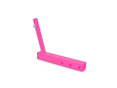 Steinjager Hitch Mounted Single Flag Holder; Hot Pink (Universal; Some Adaptation May Be Required)