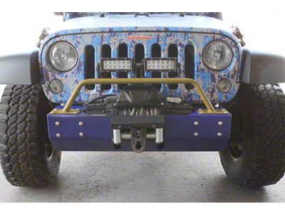Steinjager Bumper Mounted Light Bar; Military Beige (07-18 Jeep Wrangler JK)