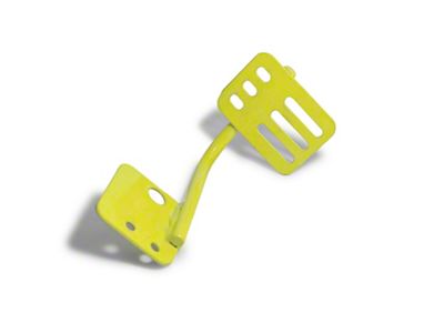 Steinjager Dead Pedal; Lemon Peel (07-18 Jeep Wrangler JK)