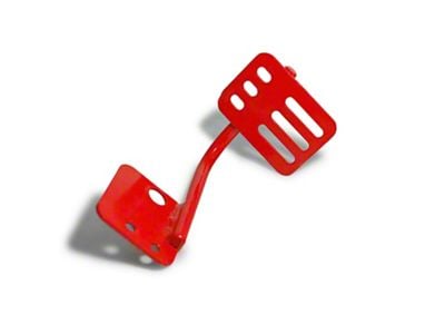 Steinjager Dead Pedal; Red Baron (07-18 Jeep Wrangler JK)