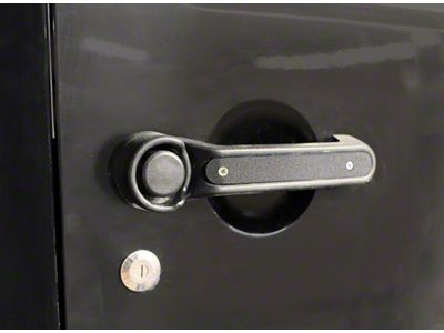Steinjager Door Handle Accent Kit; Gray Hammertone (07-18 Jeep Wrangler JK)