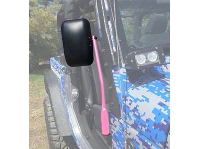 Steinjager Door Hinge Mounted Mirrors; Pinky (18-25 Jeep Wrangler JL)