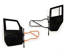 Steinjager Door Holder; Black (97-06 Jeep Wrangler TJ)