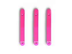 Steinjager Door and Tailgate Handle Accent Kit; Hot Pink (07-18 Jeep Wrangler JK 2-Door)