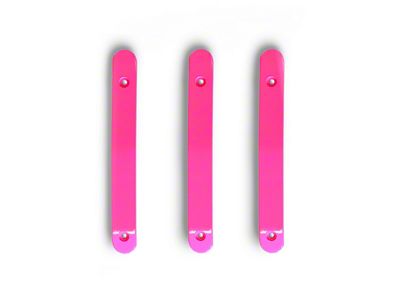 Steinjager Door and Tailgate Handle Accent Kit; Hot Pink (07-18 Jeep Wrangler JK 2-Door)