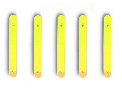 Steinjager Door and Tailgate Handle Accent Kit; Neon Yellow (07-18 Jeep Wrangler JK 4-Door)