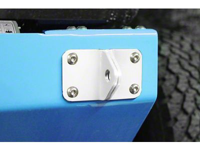 Steinjager D-Ring Mount; Cloud White (07-18 Jeep Wrangler JK)