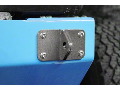 Steinjager D-Ring Mount; Gray Hammertone (07-18 Jeep Wrangler JK)