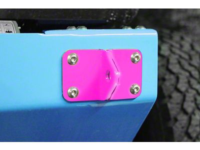 Steinjager D-Ring Mount; Hot Pink (07-18 Jeep Wrangler JK)