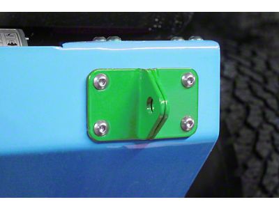 Steinjager D-Ring Mount; Neon Green (07-18 Jeep Wrangler JK)