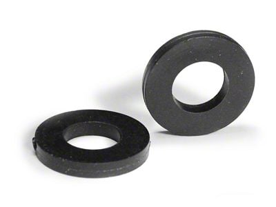 Steinjager D-Ring Shackle Side Isolator; Poly Black (07-18 Jeep Wrangler JK)