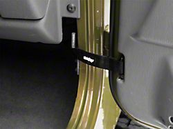 Steinjager Factory Door Limiting Straps; Black (97-06 Jeep Wrangler TJ)