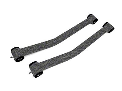 Steinjager Fixed Front Lower Control Arms for 2.50 to 4-Inch Lift; Texturized Black (07-18 Jeep Wrangler JK)