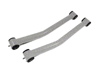Steinjager Fixed Length Front Lower Control Arms for 0 to 2.50-Inch Lift; Gray Hammertone (07-18 Jeep Wrangler JK)