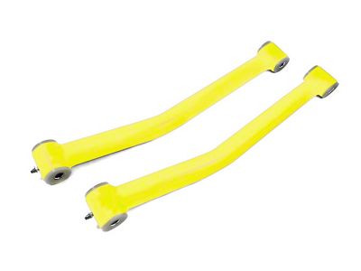 Steinjager Fixed Length Front Lower Control Arms for 0 to 2.50-Inch Lift; Neon Yellow (07-18 Jeep Wrangler JK)