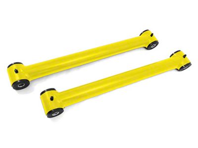 Steinjager Fixed Length Rear Lower Control Arms for 0 to 2.50-Inch Lift; Lemon Peel (07-18 Jeep Wrangler JK)