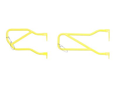 Steinjager Front and Rear Trail Tube Doors; Lemon Peel (07-18 Jeep Wrangler JK 4-Door)