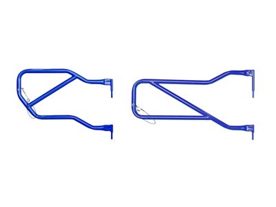 Steinjager Front and Rear Trail Tube Doors; Southwest Blue (07-18 Jeep Wrangler JK 4-Door)