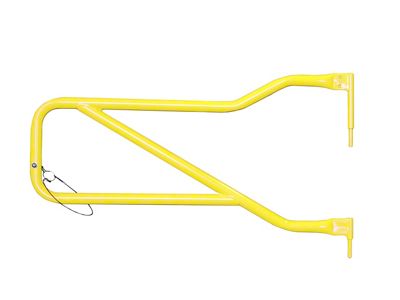 Steinjager Front Trail Tube Doors; Lemon Peel (07-18 Jeep Wrangler JK)