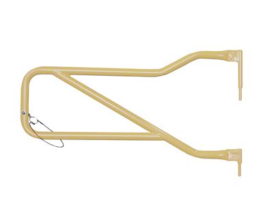 Steinjager Front Trail Tube Doors; Military Beige (07-18 Jeep Wrangler JK)