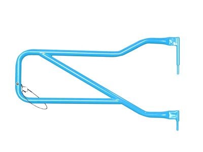 Steinjager Front Trail Tube Doors; Playboy Blue (07-18 Jeep Wrangler JK)