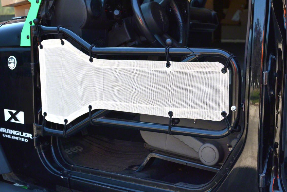 Steinjager Jeep Wrangler Front Tube Door Mesh Cover Kit