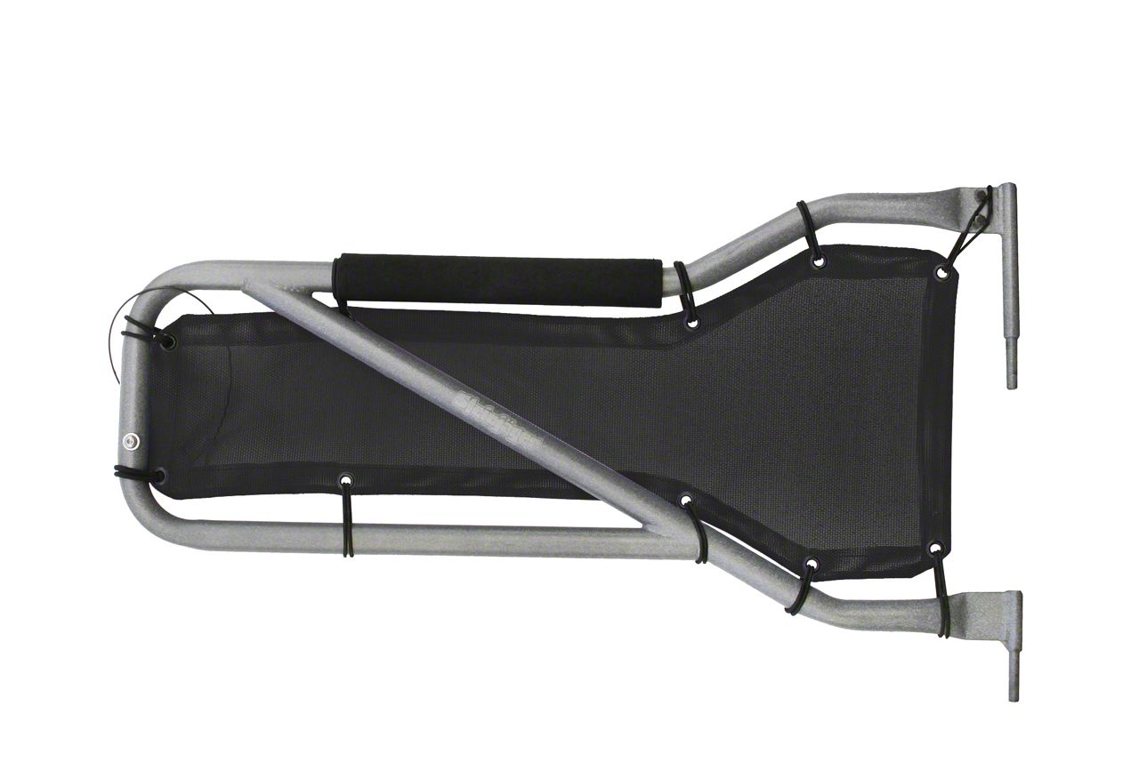 Steinjager Jeep Wrangler Front Tube Door Mesh Covers - Black
