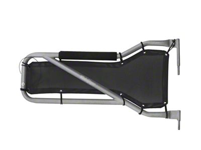 Steinjager Front Tube Door Mesh Covers; Black (07-18 Jeep Wrangler JK)